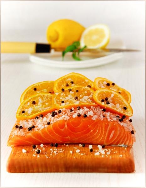 Salmon a la naranja