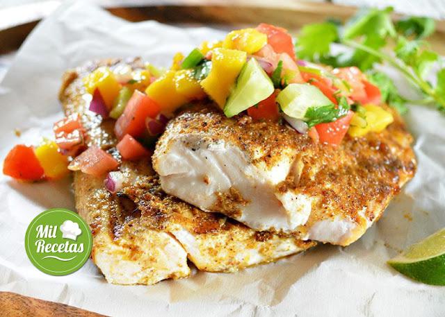 Filete de pescado tropical