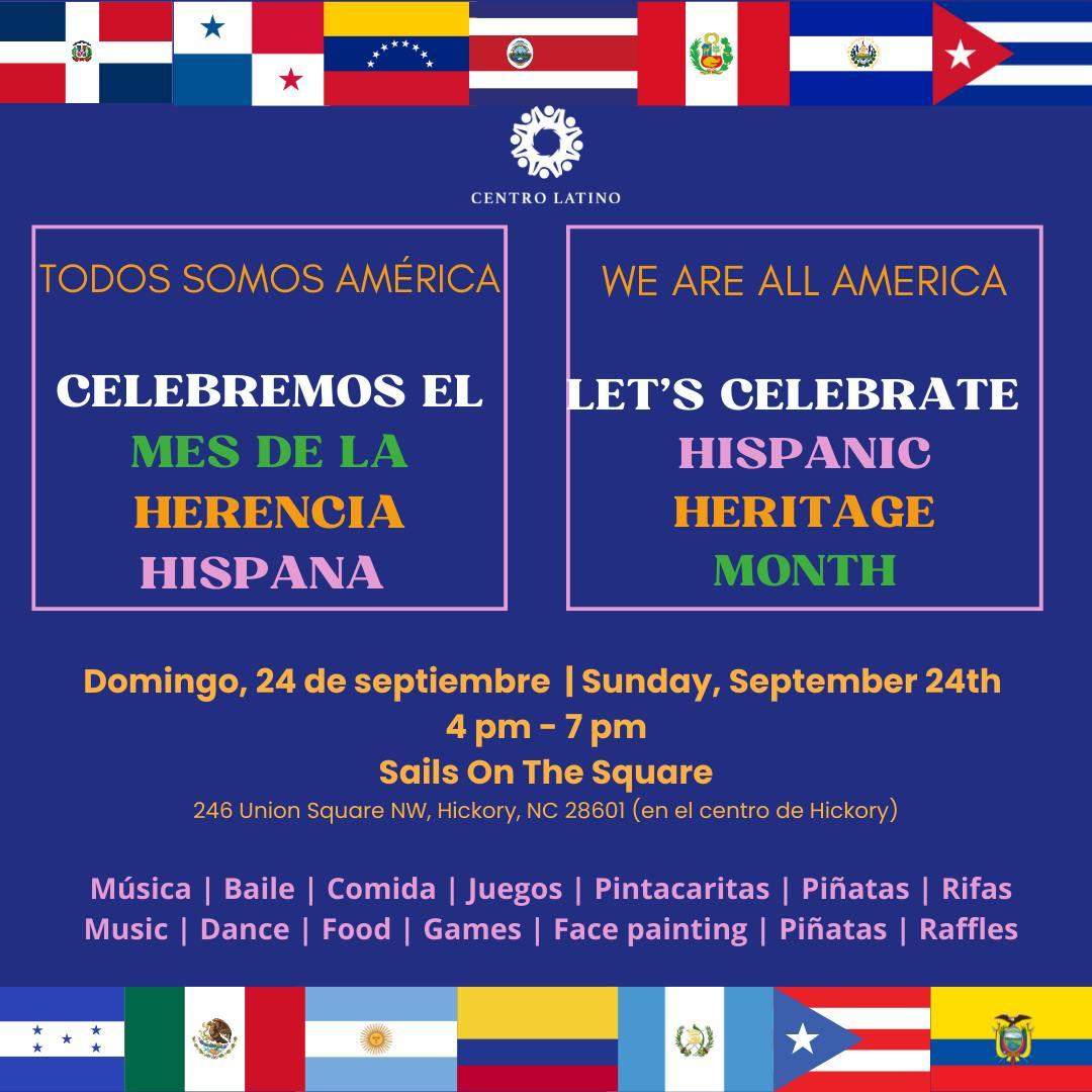Festival: "Todos Somos América" en Hickory, NC.