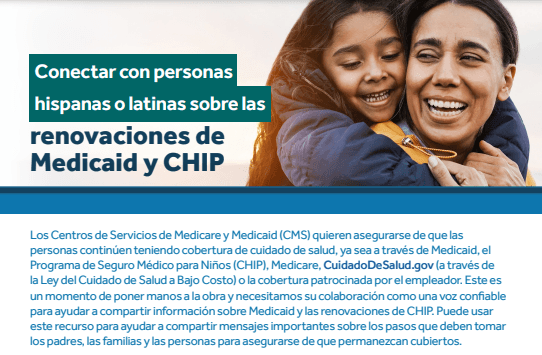 Renovaciones de Medicaid y CHIP