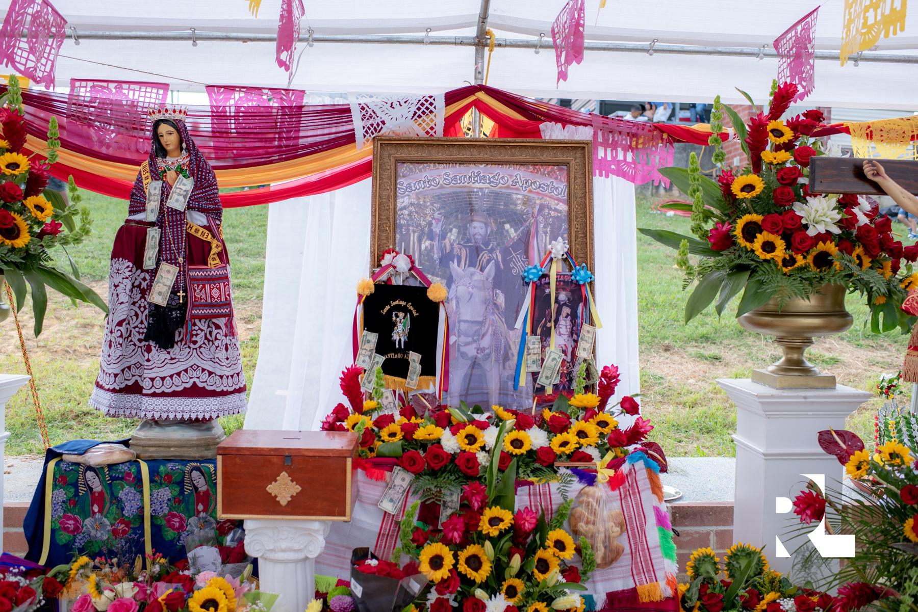 Fiesta Patronal de San Santiago Apóstol Azajo, Michoacán, México desde Carolina del Norte