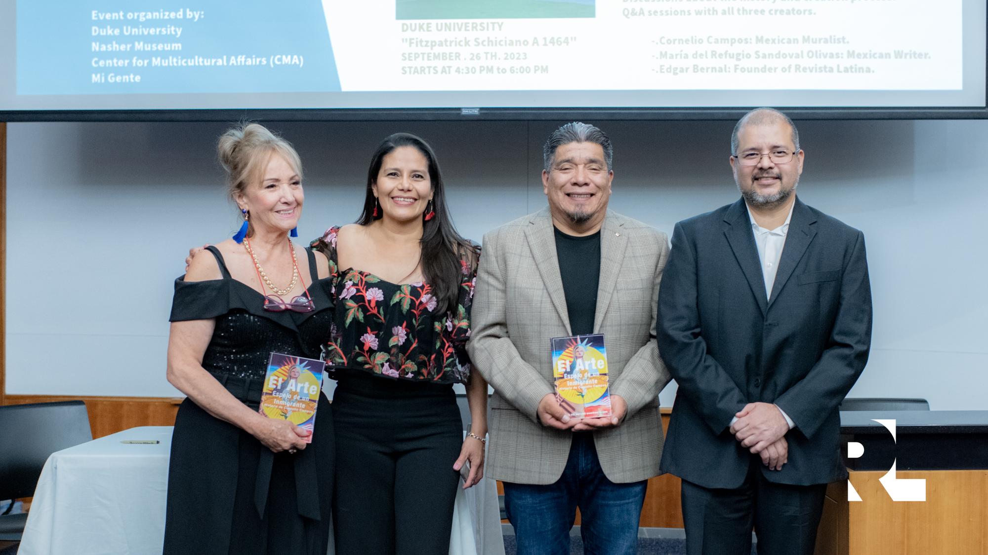 Celebrando la Herencia Cultural y el Arte: Presentación del Libro "El Arte. Espejo de un Inmigrante. Historia de Cornelio Campos" escrito por María del Refugio Sandoval Olivas en el Museo Nasher