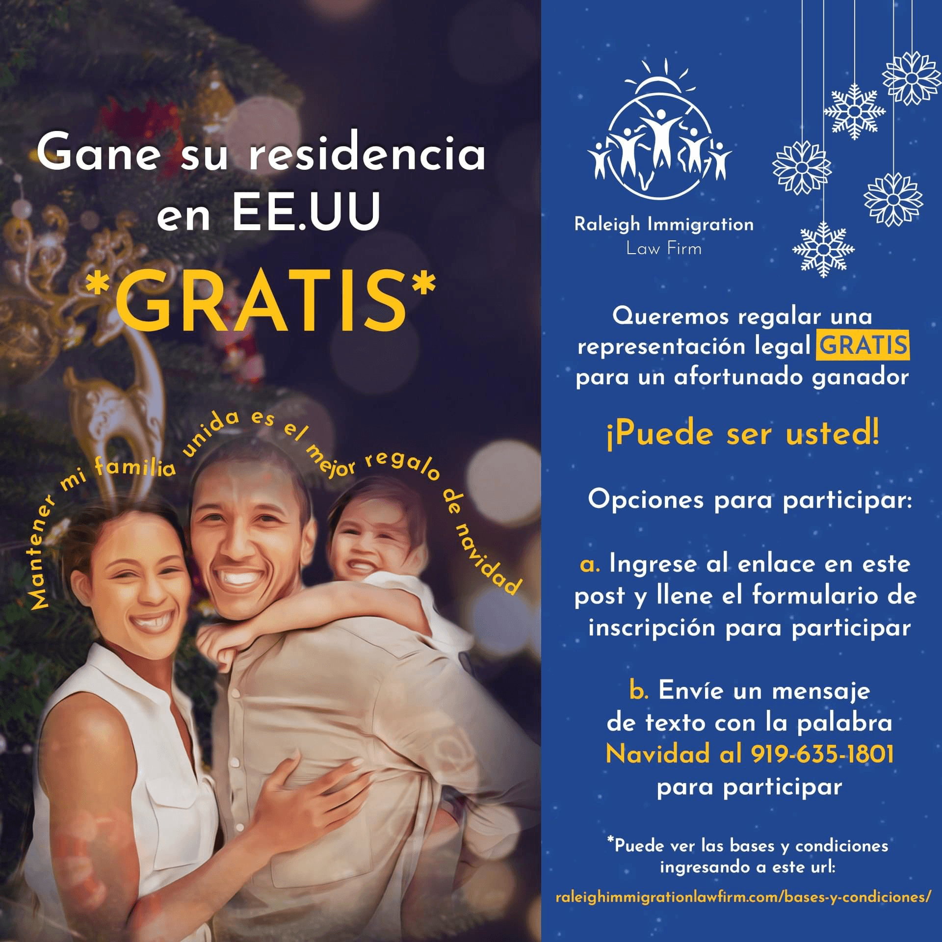 ¡Llevamos su caso de inmigración gratis!