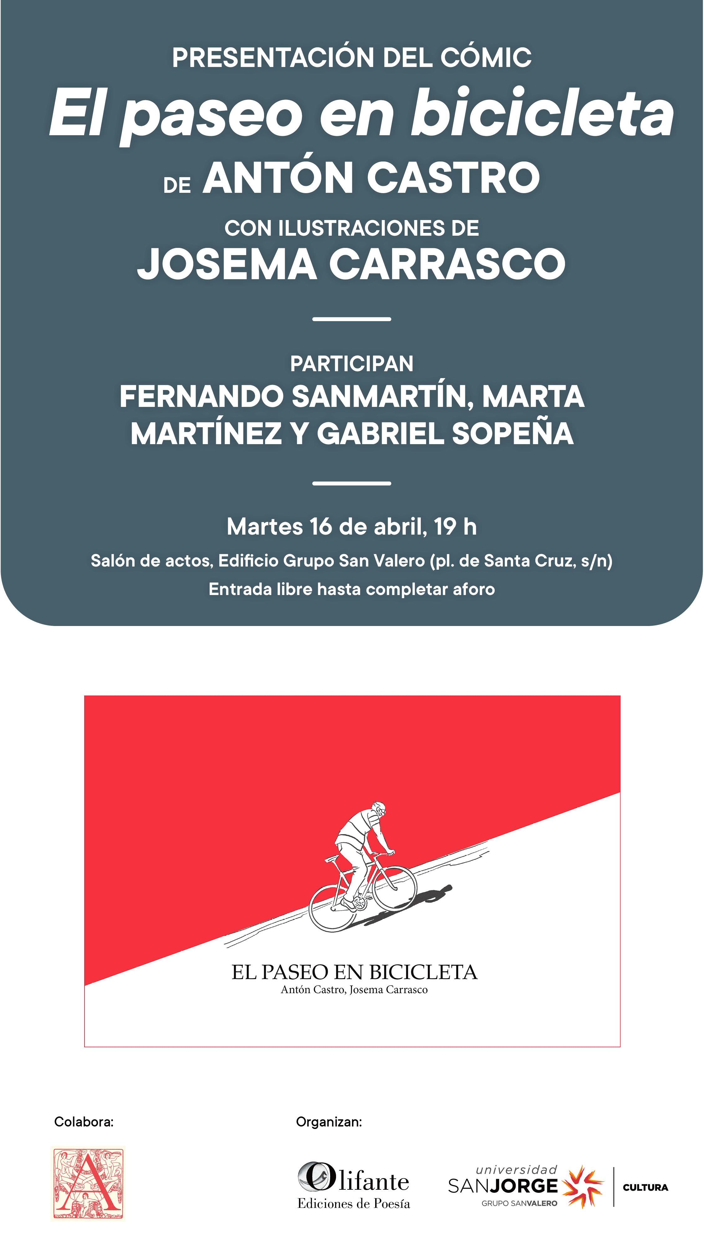 Del arte,  la bicicleta, musica y premios.