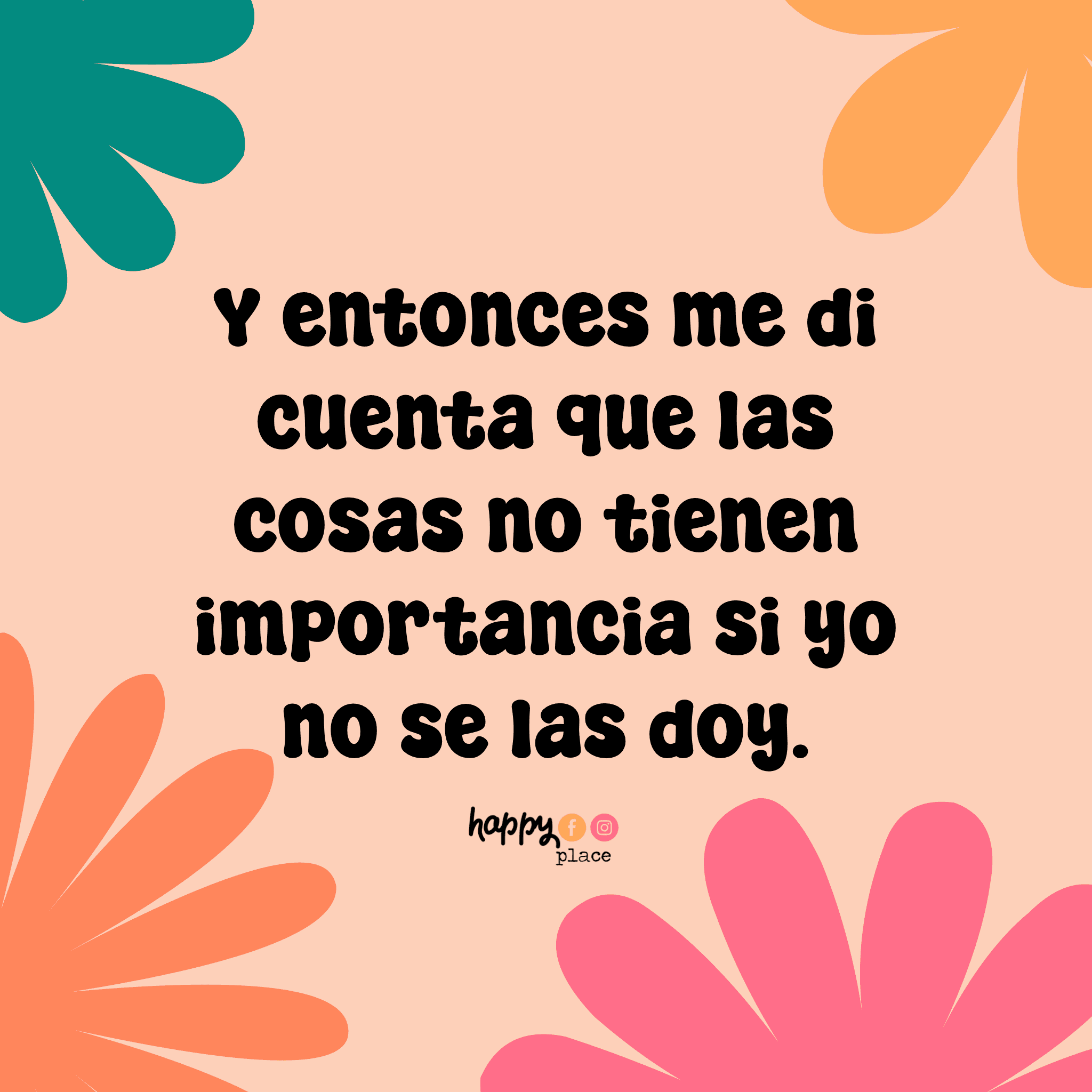 Y entonces me di cuenta...