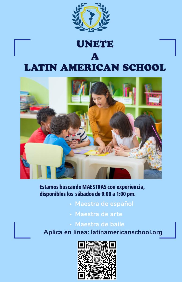 ¡Únete a Nuestro Equipo en Latin American School!