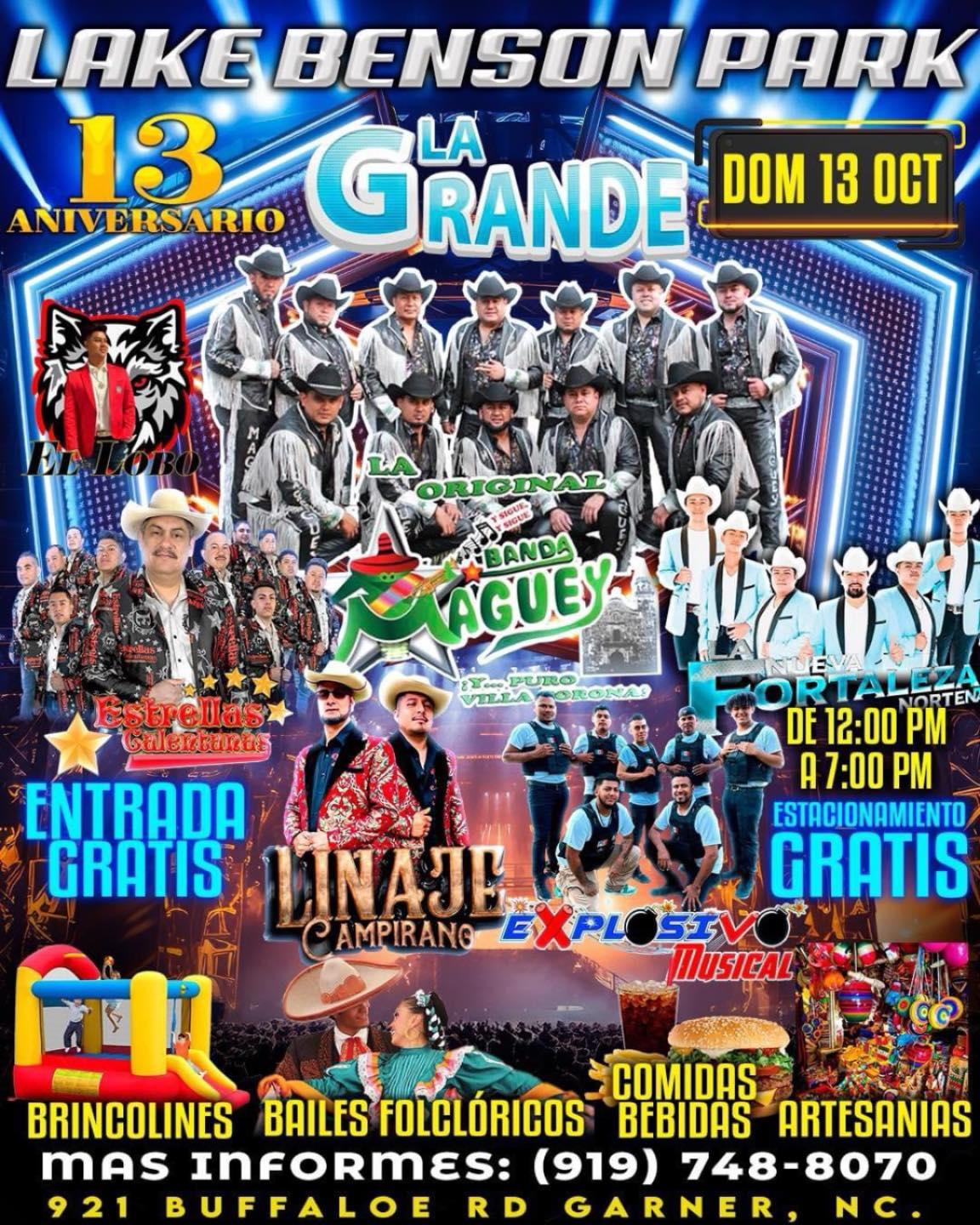 13 Aniversario La Grande NC