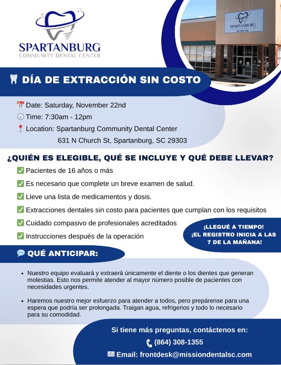 Día de extracción sin costo