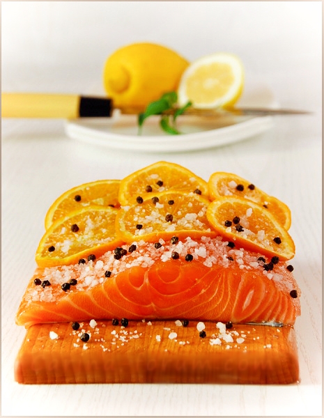 Salmon a la naranja