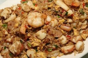 Arroz Chaufa de Mariscos Peruano