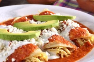 Enchiladas de pollo