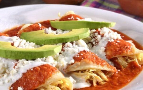 Enchiladas de pollo