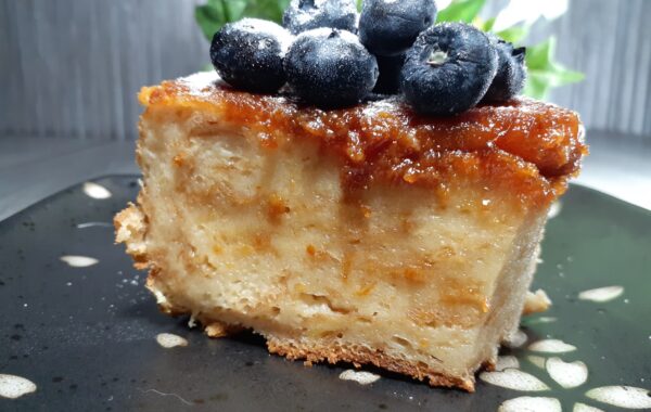 Budin de pan frances