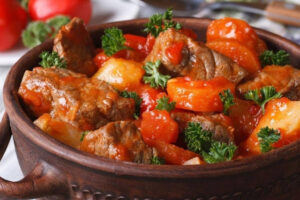 Carne guisada estilo texana