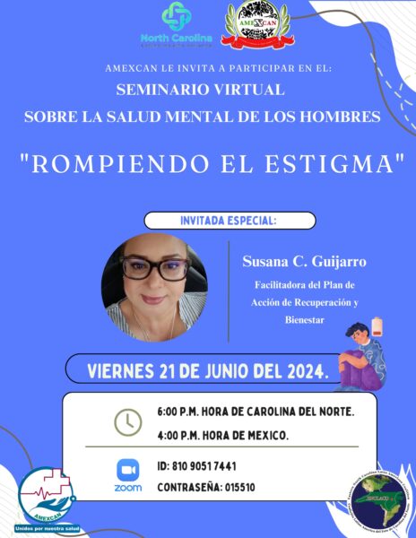 Seminario virtual sobre la Salud Mental de Los Hombres