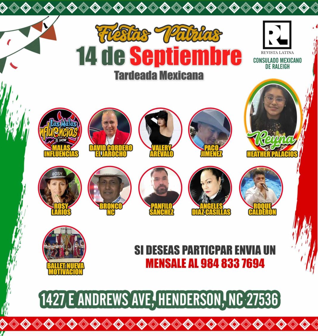 Fiesta Mexicana 15 de Septiembre 2024 en Louisburg NC.