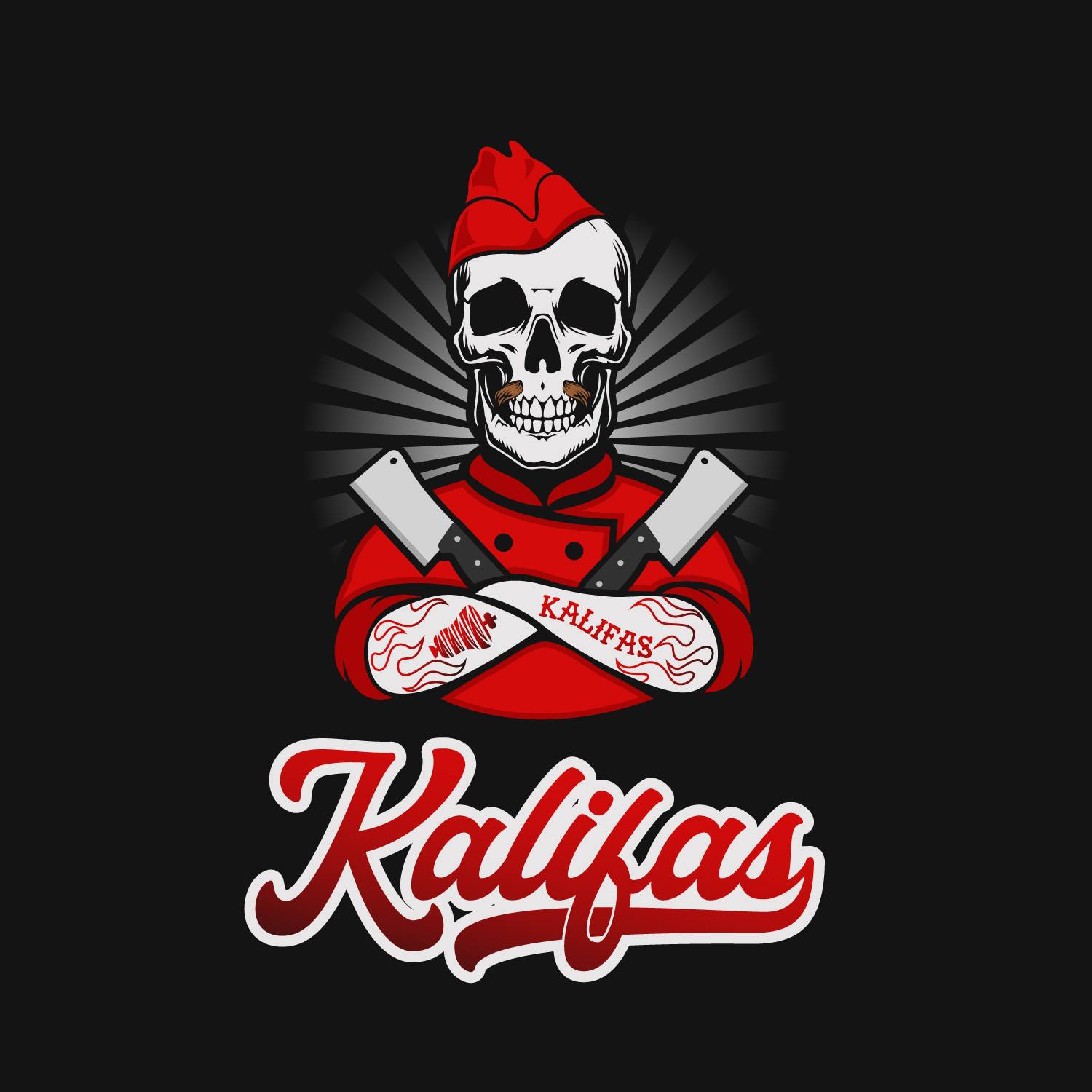kalifas food truck logo