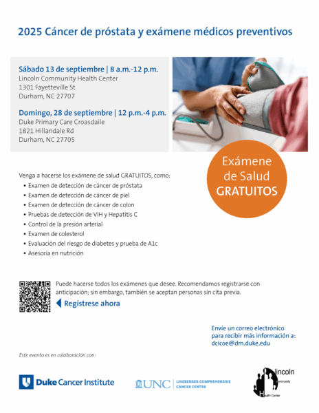 Exámenes de salud gratis